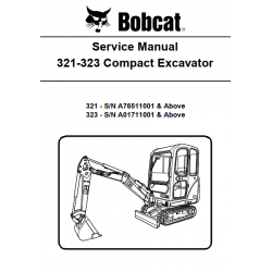 Bobcat 321 - 323 - instrukcje napraw - schematy - DTR - service manuals - Bobcat 321 - Bobcat 323